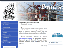 Tablet Screenshot of braciszek.pl